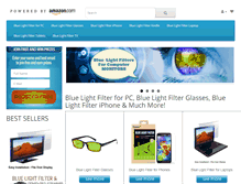 Tablet Screenshot of bluelightshield.com